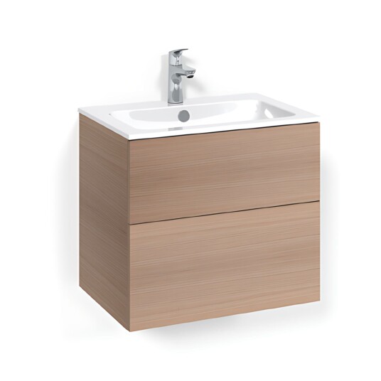 Macro Design Crown Plain/push-open Servantskap 2 Skuff - med Light Servant Eik / 60cm 14