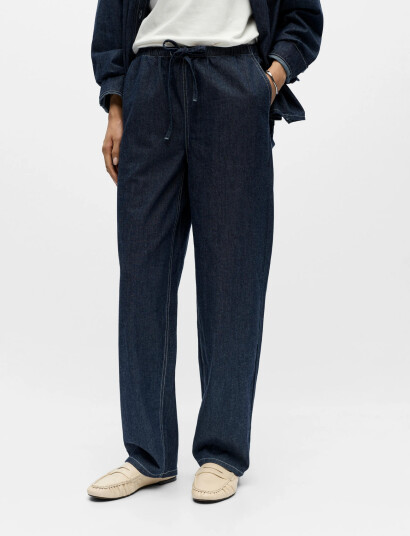 Object Objgina Mw Barrel Pant Noos Navy 44 x 32 Object Objgina Mw Barrel Pant Noos Navy 44 x 32