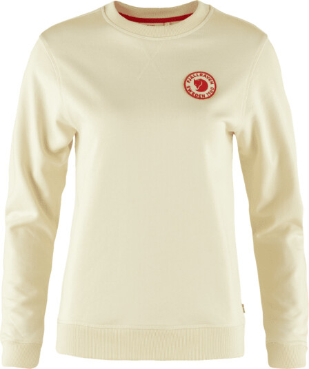 Fjellreven Women's 1960 Logo Badge Sweater XL , Chalk White