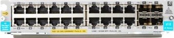 HPE J9990A Aruba 20x GbE PoE+ 4x SFP+ modul