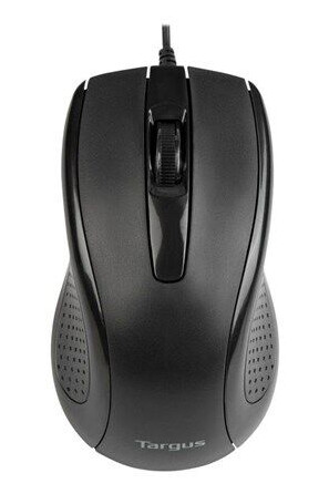 Targus Full-Size Optisk Mus med Antimikrobielt Belegg USB Svart 1000 DPI