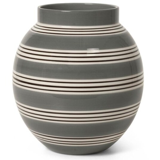 Kähler Omaggio Nuovo vase 20,5 cm grå