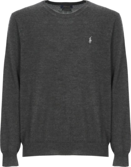 Polo Ralph Lauren Washable Wool Crewneck Sweater Grey L
