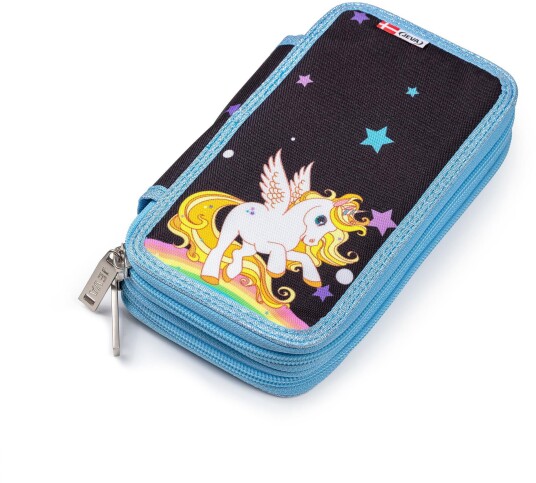 Jeva Pennal Twozip Golden Unicorn Jeva Pennal Twozip Golden Unicorn