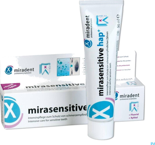 Soothing Toothpaste MIRADENT Mirasensitive Hap+ 50ml Soothing Toothpaste MIRADENT Mirasensitive Hap+ 50ml