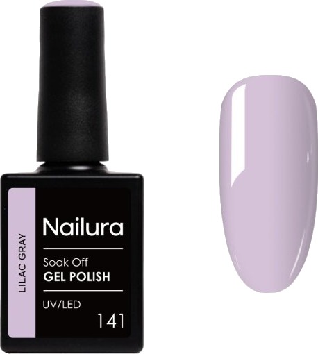 Nailura Gelpolish 141 – Lilac Gray – 10 ml Nailura Gelpolish 141 – Lilac Gray – 10 ml