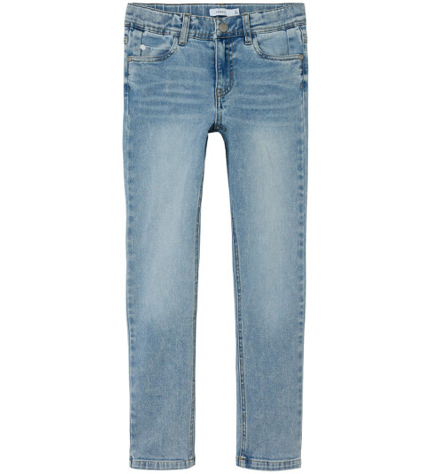 Name It X-Slim Jeans 152 Light Blue Denim med Justerbar Midje Name It X-Slim Jeans 152 Light Blue Denim med Justerbar Midje