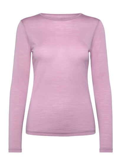 Panos Emporio Wool/Tencel Long Sleeve Pink S Panos Emporio Wool/Tencel Long Sleeve Pink S