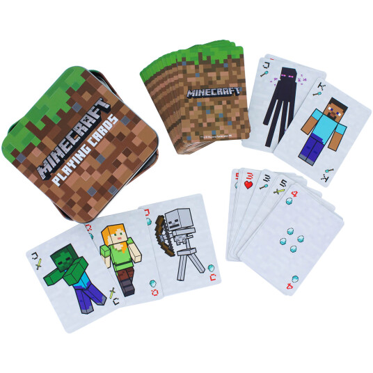 Paladone Minecraft Kortstokk med 52 Spillkort Paladone Minecraft Kortstokk med 52 Spillkort
