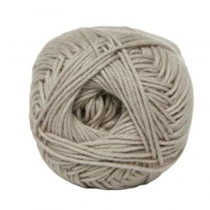 Hjertegarn Cotton nr. 8 Garn 4950 Mørk Beige