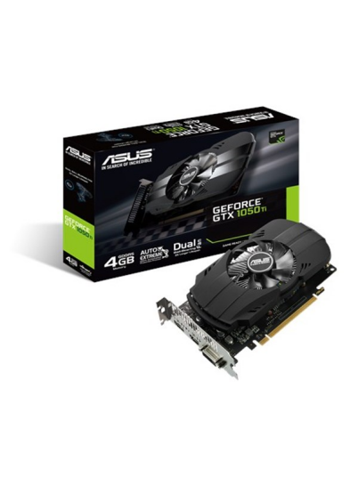 ASUS GeForce GTX 1050 Ti Phoenix - 4GB GDDR5 RAM - Grafikkort ASUS GeForce GTX 1050 Ti Phoenix - 4GB GDDR5 RAM - Grafikkort