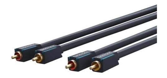 ClickTronic Casual 2RCA RCA-kabel 2m Gull