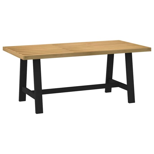Spisebord NOAIN A-formede ben 180x90x75 cm heltre furu 8721158503275 Spisebord NOAIN A-formede ben 180x90x75 cm heltre furu 8721158503275