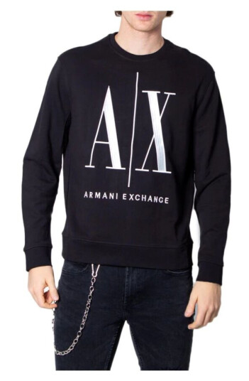 Armani Exchange Men& Sweatshirt Svart L