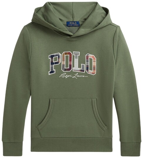 Polo Ralph Lauren Hettegenser Last Green m. Trykk Polo Ralph Lauren 18 20 år Hettegenser Armygrønn
