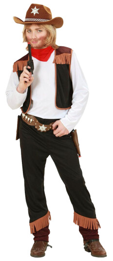 Widmann S.r.l. Cowboy Barn Karnevalskostyme Small Widmann S.r.l. Cowboy Barn Karnevalskostyme Small