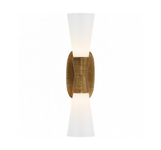Utopia Small Double Bath Sconce Gild Utopia Small Double Bath Sconce Gild