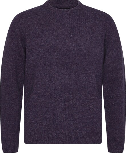 Barbour Barbour Essential Patch Crew Neck Sweater GRAPE XXL
