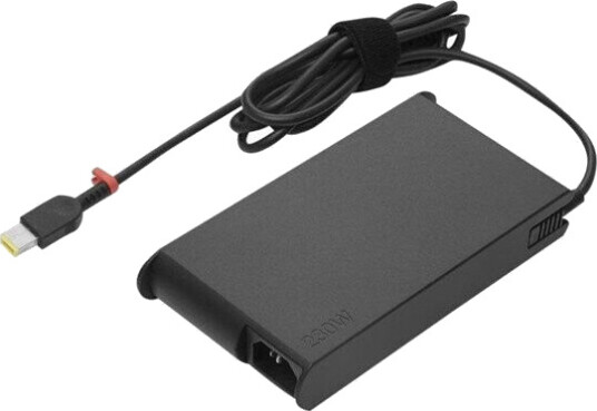 Lenovo 230W Slim Tip Strømadapter for ThinkPad, CE-merket, Svart