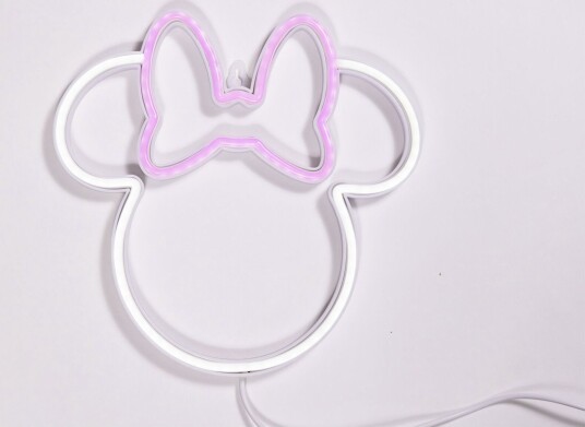 Yellowpop Disney Minnie Mouse Neon Vegglampe