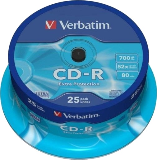 Verbatim CD-R-plater 25-pk. Verbatim CD-R-plater 25-pk.