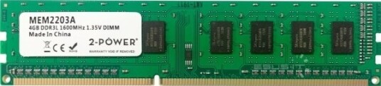 PSA Hynix DDR3L DIMM 4GB 1600MHz MEM2203A