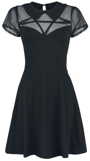 Heartless Goth Kort kjole Svart Kjole S til XL Damer svart Heartless Goth Kort kjole Svart Kjole S til XL Damer svart