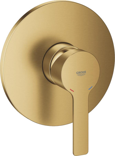 Grohe Lineare dusjbatteri, børstet messing brushed cool sunrise