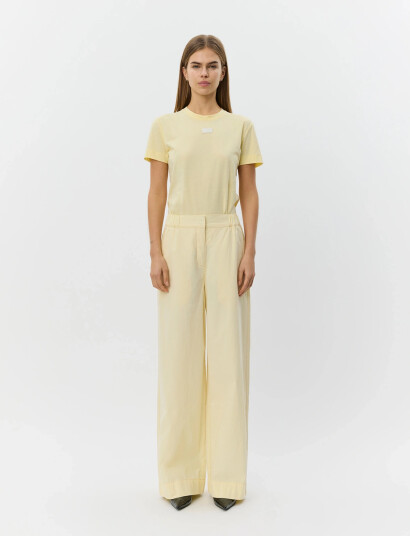 Sofie Schnoor Reinesw Wide Leg Trousers Yellow 38 Sofie Schnoor Reinesw Wide Leg Trousers Yellow 38