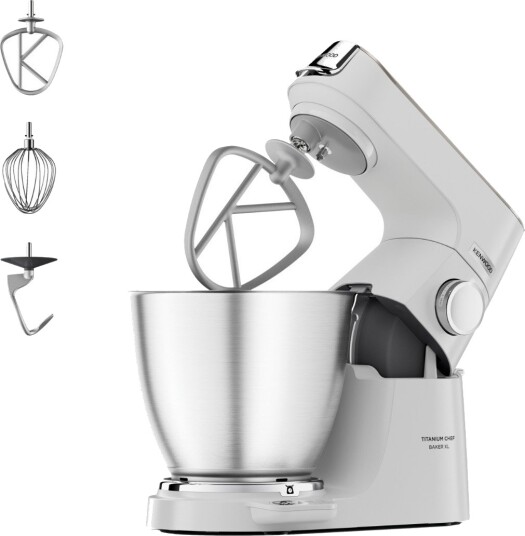 Kenwood Titanium Chef XL Kjøkkenmaskin med innebygget vekt 1200W 7L Hvit Kenwood Titanium Chef XL Kjøkkenmaskin med innebygget vekt 1200W 7L Hvit
