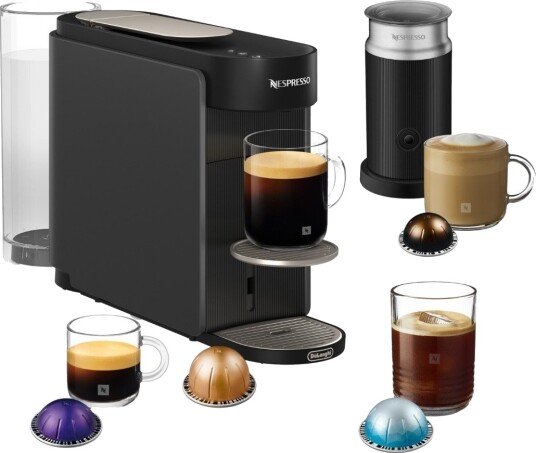 Nespresso Vertuo Up Value Pack kapselmaskin fra De"Longhi grå