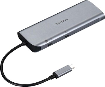 Targus 140 W USB-C Dual Video Mobile Dock Sølv DOCK427GL Targus 140 W USB-C Dual Video Mobile Dock Sølv DOCK427GL