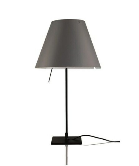 Luceplan - Costanzina Bordlampe Svart/Concrete Grey