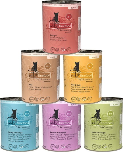 Catz Finefood Blandet Pakke I 6 Sorter 24 x 400 g