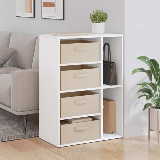 Serviesskap med skuff Hvit 60 x 33,5 x 84 cm Serviesskap med skuff Hvit 60 x 33,5 x 84 cm