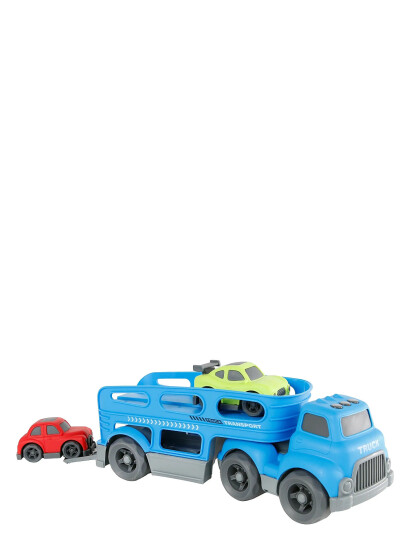 Happy Baby Happy Baby Car Transporter W/ 2 Cars - Blue - ONE SIZE Happy Baby Happy Baby Car Transporter W/ 2 Cars - Blue - ONE SIZE