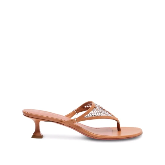 Amina Muaddi Dame Sko Beige 39 1/2 EU Amina Muaddi Dame Sko Beige 39 1/2 EU
