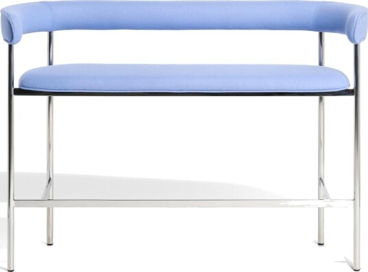 Møbel Copenhagen Font Bar Sofa 75 cm Divina 676/Polert Stålunderstell