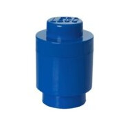 LEGO Storage Brick 1 Round Lagerboks blå