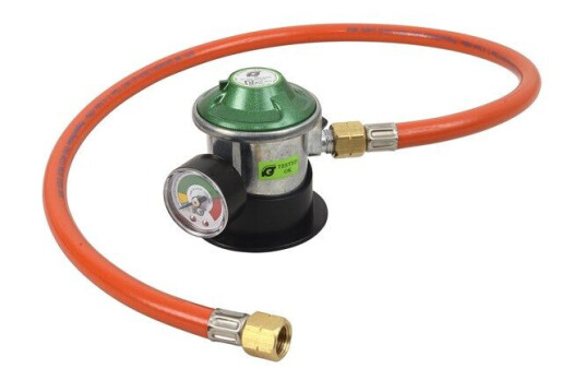 cozze ® regulatorsett med slange 1,1 meter og regulator med manometer 2 x 1/4" DK/NO/FI/UK cozze ® regulatorsett med slange 1,1 meter og regulator med manometer 2 x 1/4" DK/NO/FI/UK
