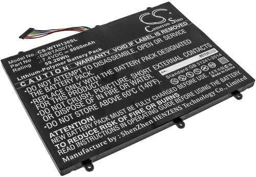 Batteri til Wacom Cintiq Companion 2 WTH130SL