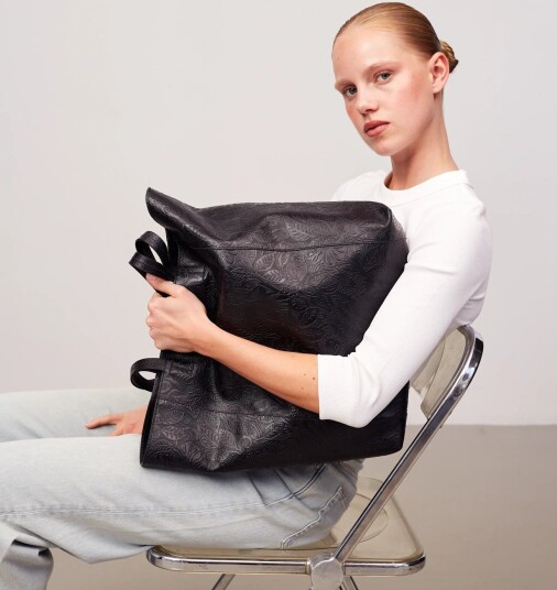 Adax Firenze Shopper Jenny   Black   ONE SIZE