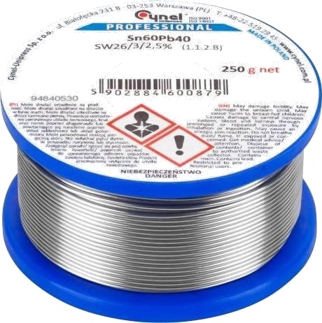 Loddetinn På Spole 3,0 Mm 250 G Sn60pb40