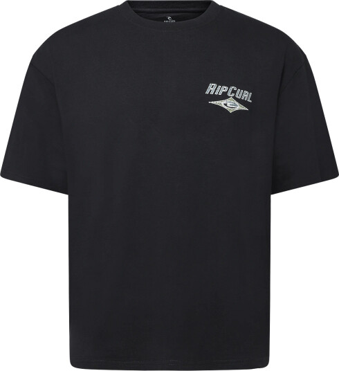 Rip Curl Heritage Icon Tee Black S Rip Curl Heritage Icon Tee Black S