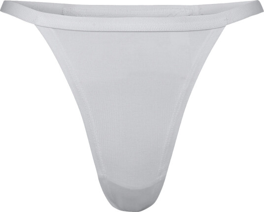 CDLP Lyocell String Thong   White   White   XS