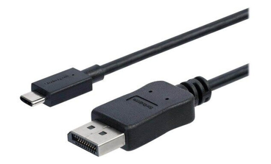 StarTech USB C til DisplayPort Kabel 1.8m 4K 60Hz Svart