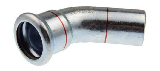 Vsh Fabrieken Xpr carbon elbow 45 deg. fø 35 Vsh Fabrieken Xpr carbon elbow 45 deg. fø 35