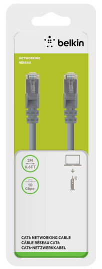 Belkin Cat6 nettverkskabel (2 m) Belkin Cat6 nettverkskabel (2 m)