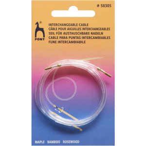 Pony Perfect Wire/Kabel til Utskiftbare Rundpinner 32cm