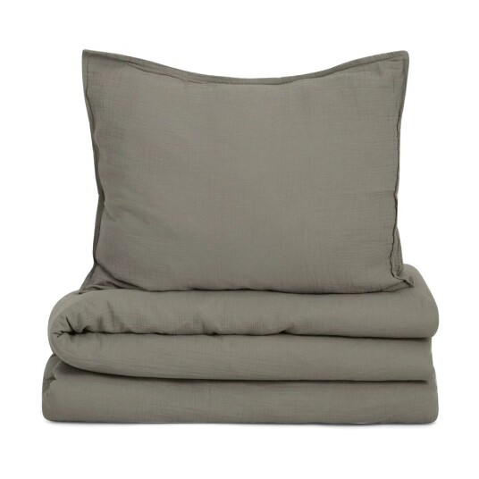 Garbo&Friends Geranium Muslin sengesett 150x210 cm/50x60 cm
